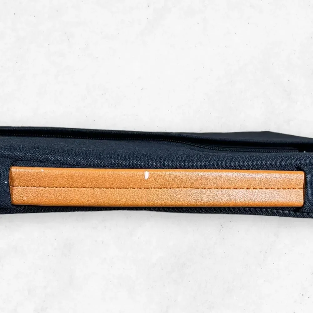 Inateck Black Laptop Sleeve Cushion 15inx11in Full‎ Zip Extra Side Zip Pocket